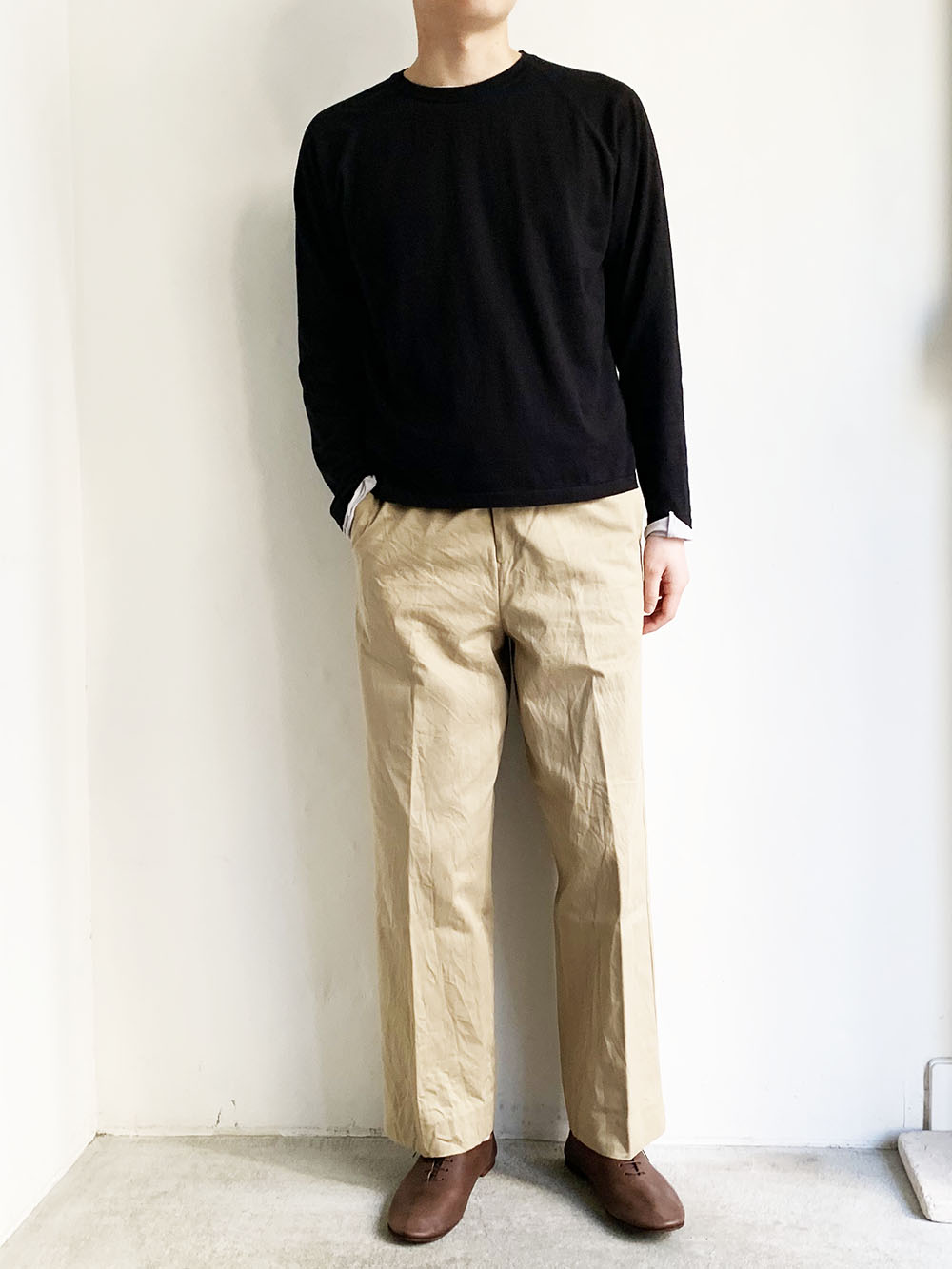 Yaeca チノ クリーズド Khaki R1 Yaeca チノ クリーズド Khaki R1