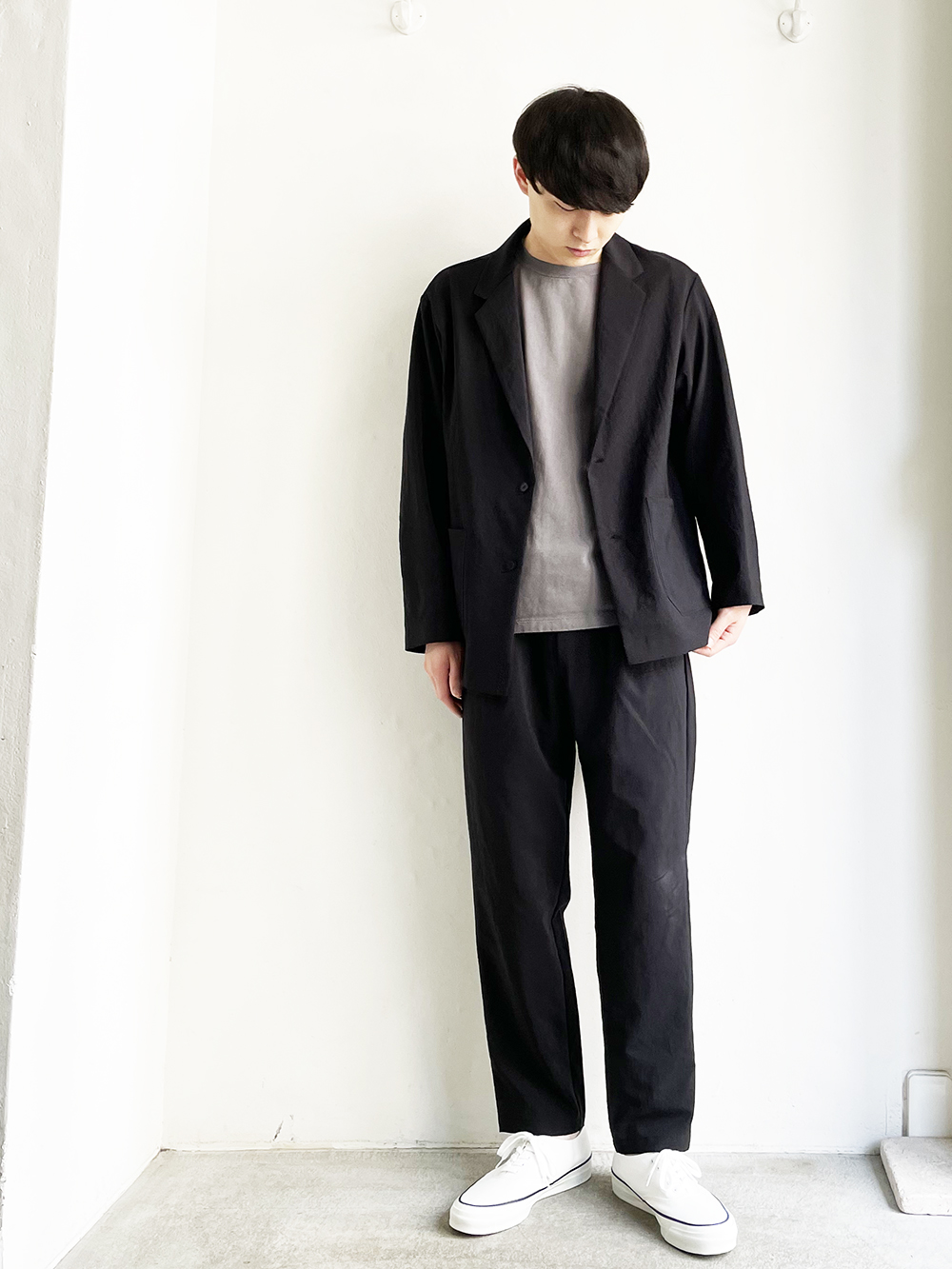 LAMOND. _ シャリパンツ / C.Black | R1