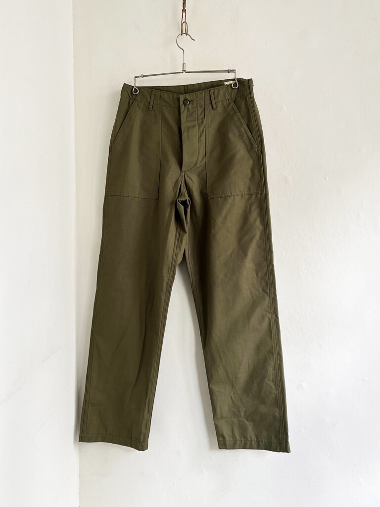 orSlow _ US ARMY FATIGUE パンツ / Rip army green