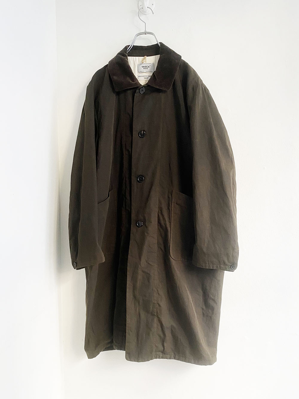 YAECA WRITE DUSTER COAT オイルドコートtomo