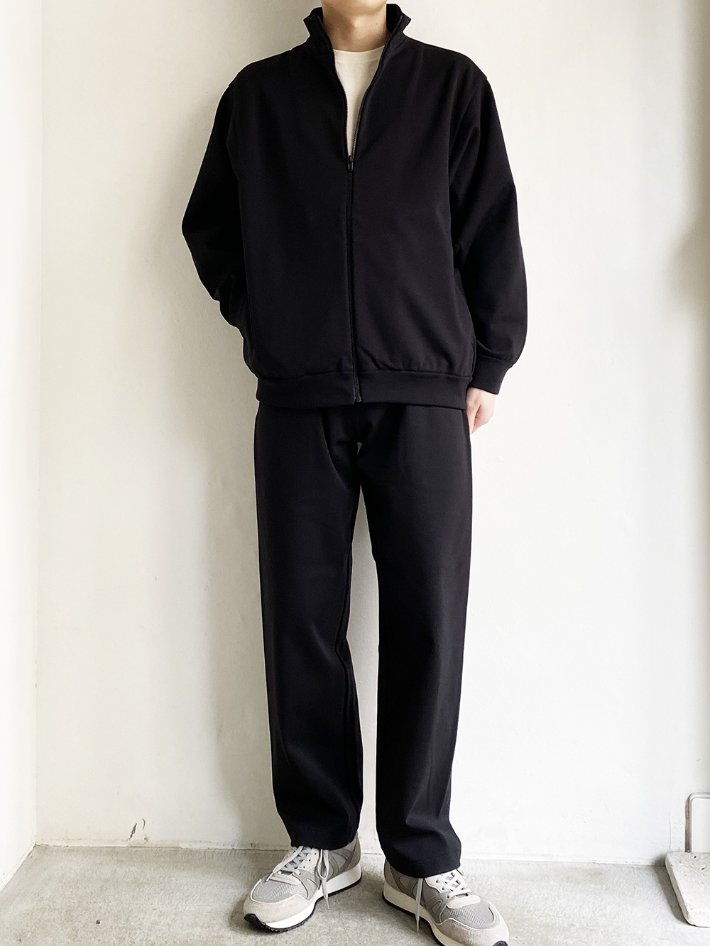 YAECA _ モックロディ トラックジャケット13001 / Navy | R1