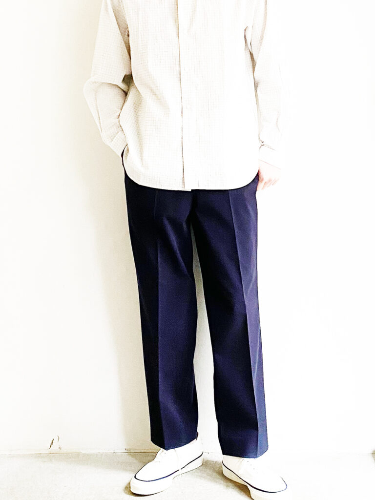 YAECA _ 2WAY パンツ ワイドテーパード 52657/ Navy