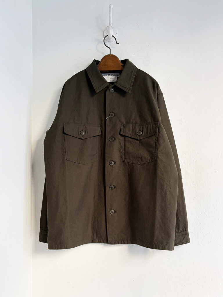 YAECA  U _ ベイカーシャツ /  D. Olive