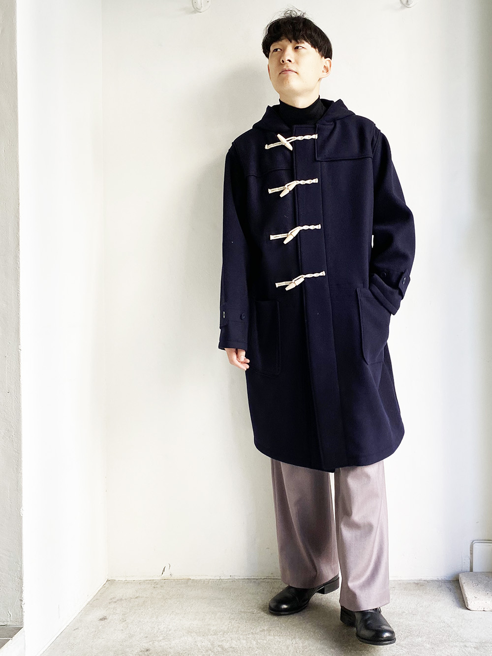 LOLO _ 英国海軍40sダッフルコート / Navy | R1