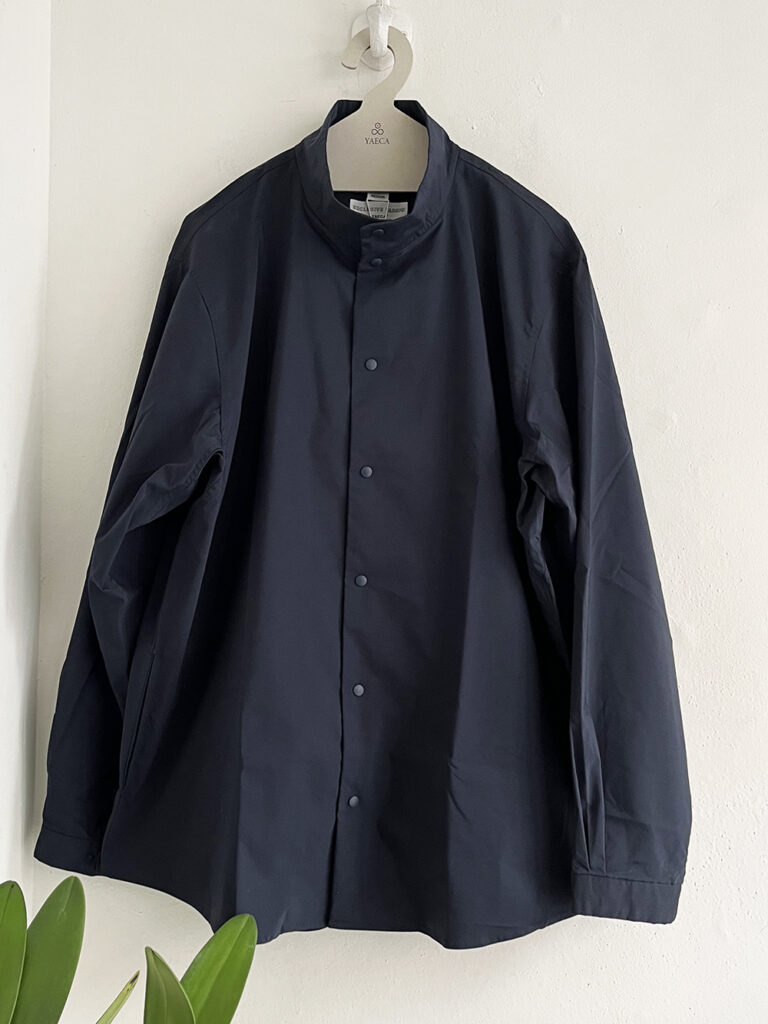YAECA _ コンフォートシャツ スタンドカラー / Navy