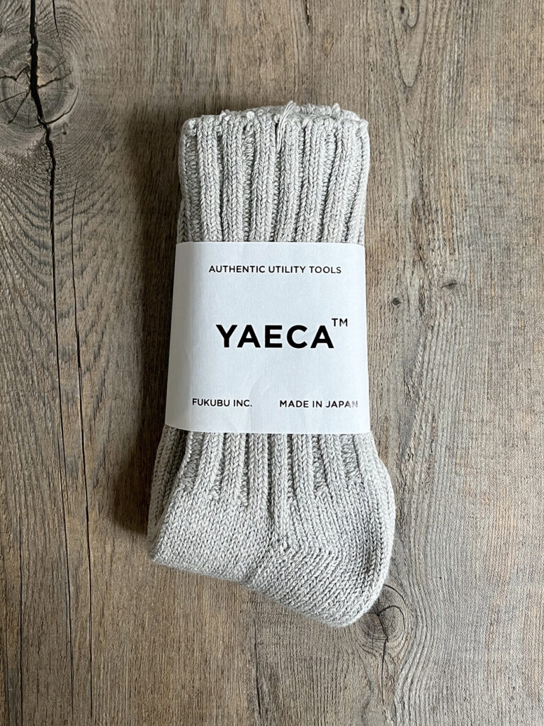 YAECA  _ cotton  SOX   / L.gray
