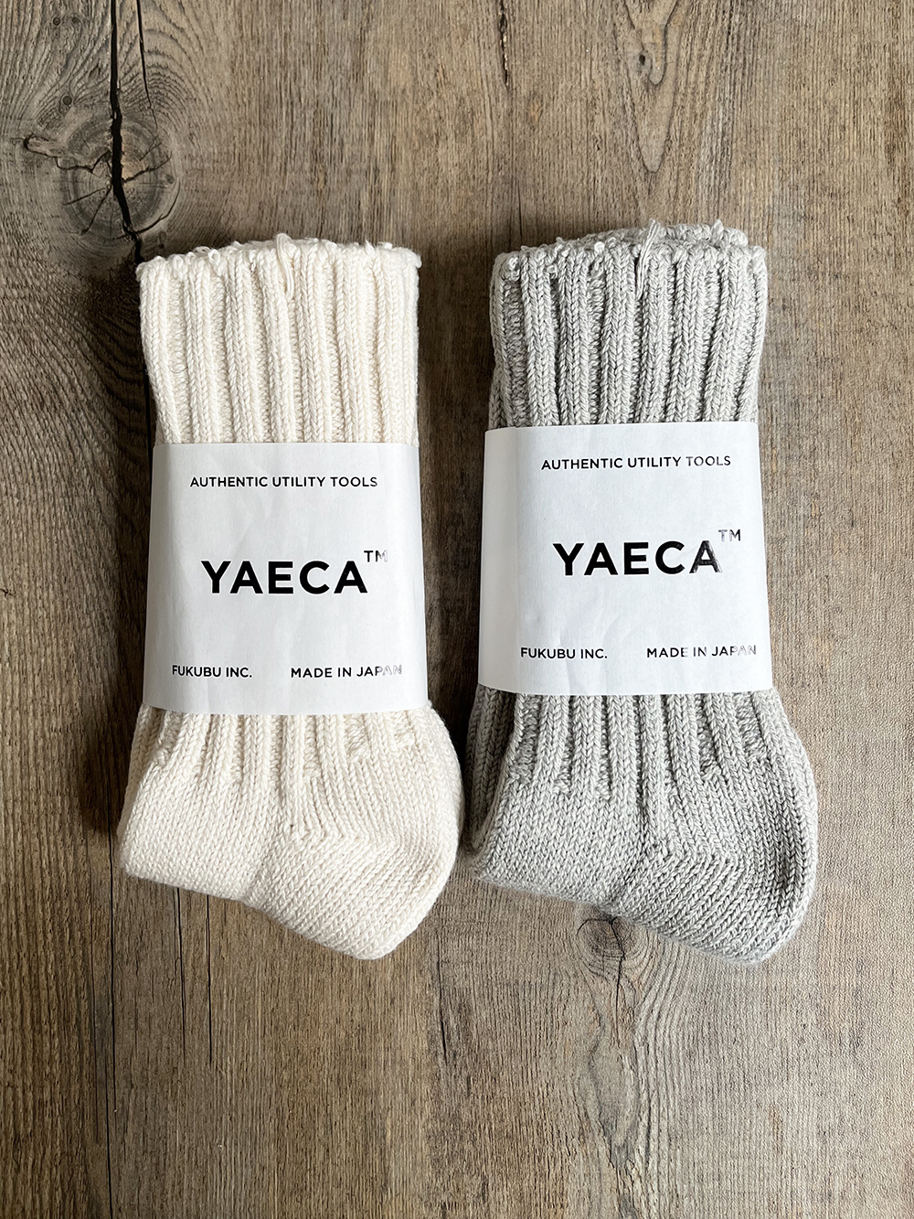 YAECA _ cotton SOX / Natural | R1