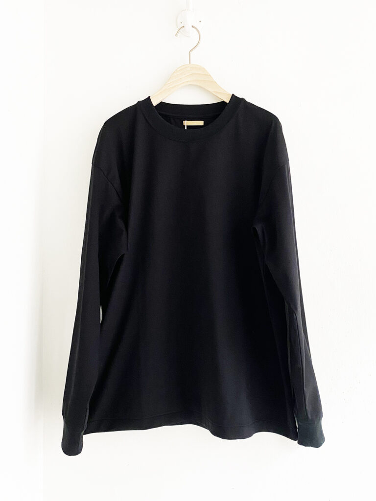 LAMOND _トリコット LONG-Tシャツ  / Black