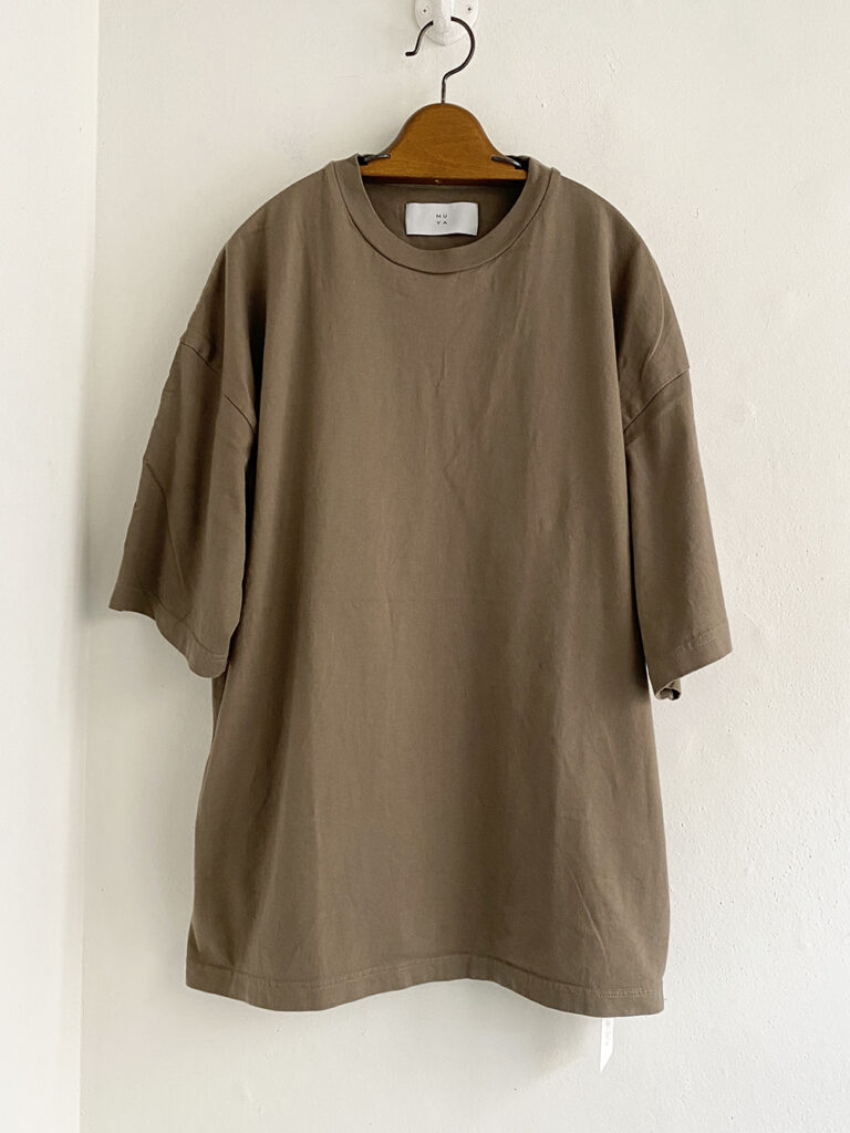 MUYA _ ストレートTシャツ / Brown