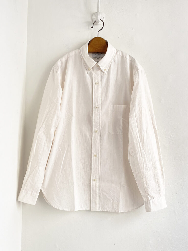 YAECA _ ボタンシャツ BD 13108 / Beige-st