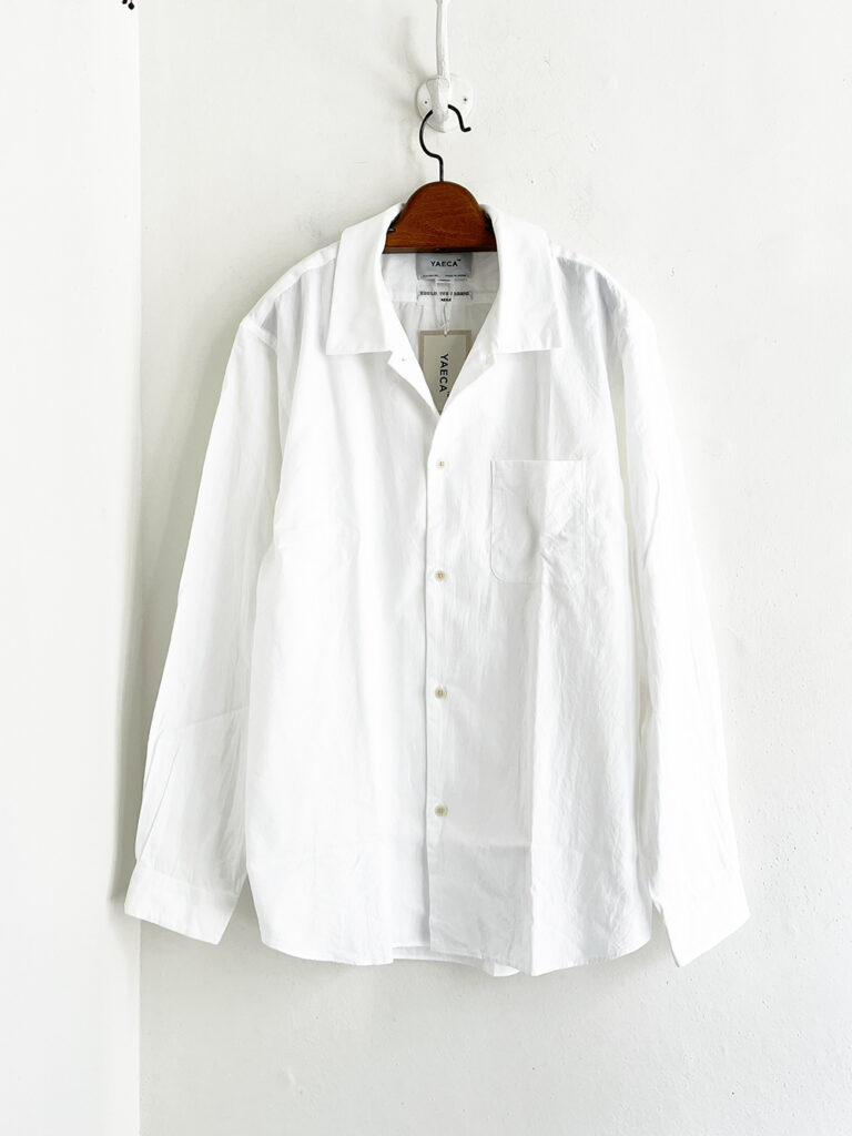 YAECA _ ボタンシャツ13146  / White