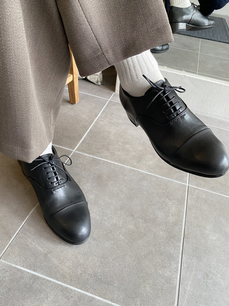 凸＆凹 (デコ＆ボコ) _ 別注 / Modele  Shoes for R1 -maine /  Black