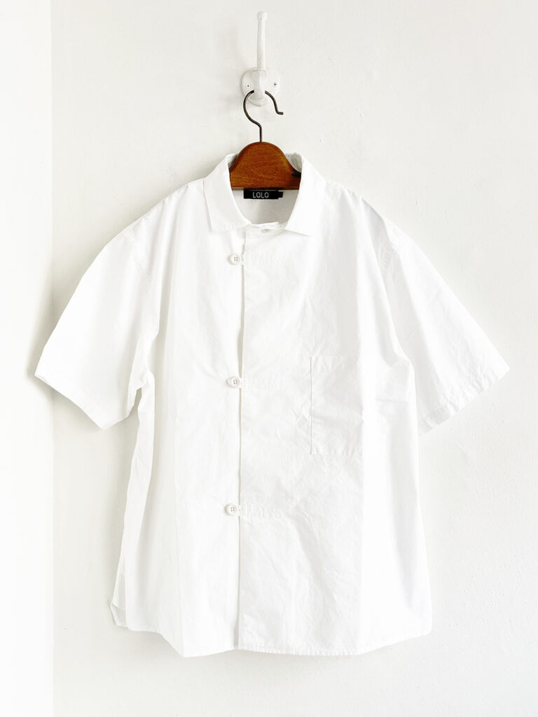 LOLO _ 半袖ループシャツ / White