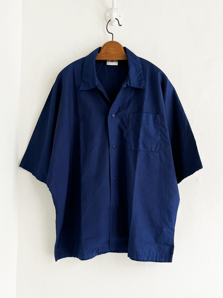 AULICO_ SHORT SLEEVE SHIRT / Navy