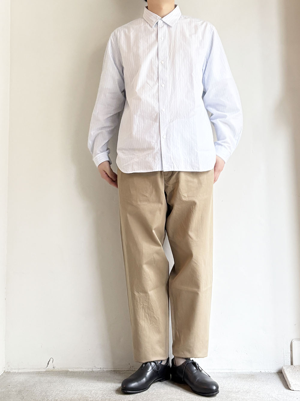 マックさま専用　美品YAECA ワイドテーパード チノ　カーキ　30 YAECA チノパン ワイドテーパード KHAKI 〔メンズ〕 【18652