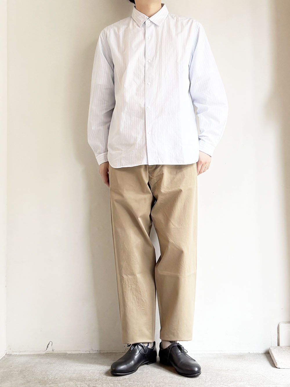 YAECA ヤエカ　ワイドテーパードチノ　カーキ　サイズ29 新品 YAECA (ヤエカ) CHINO CLOTH PANTS WIDE TAPERED / チノクロス