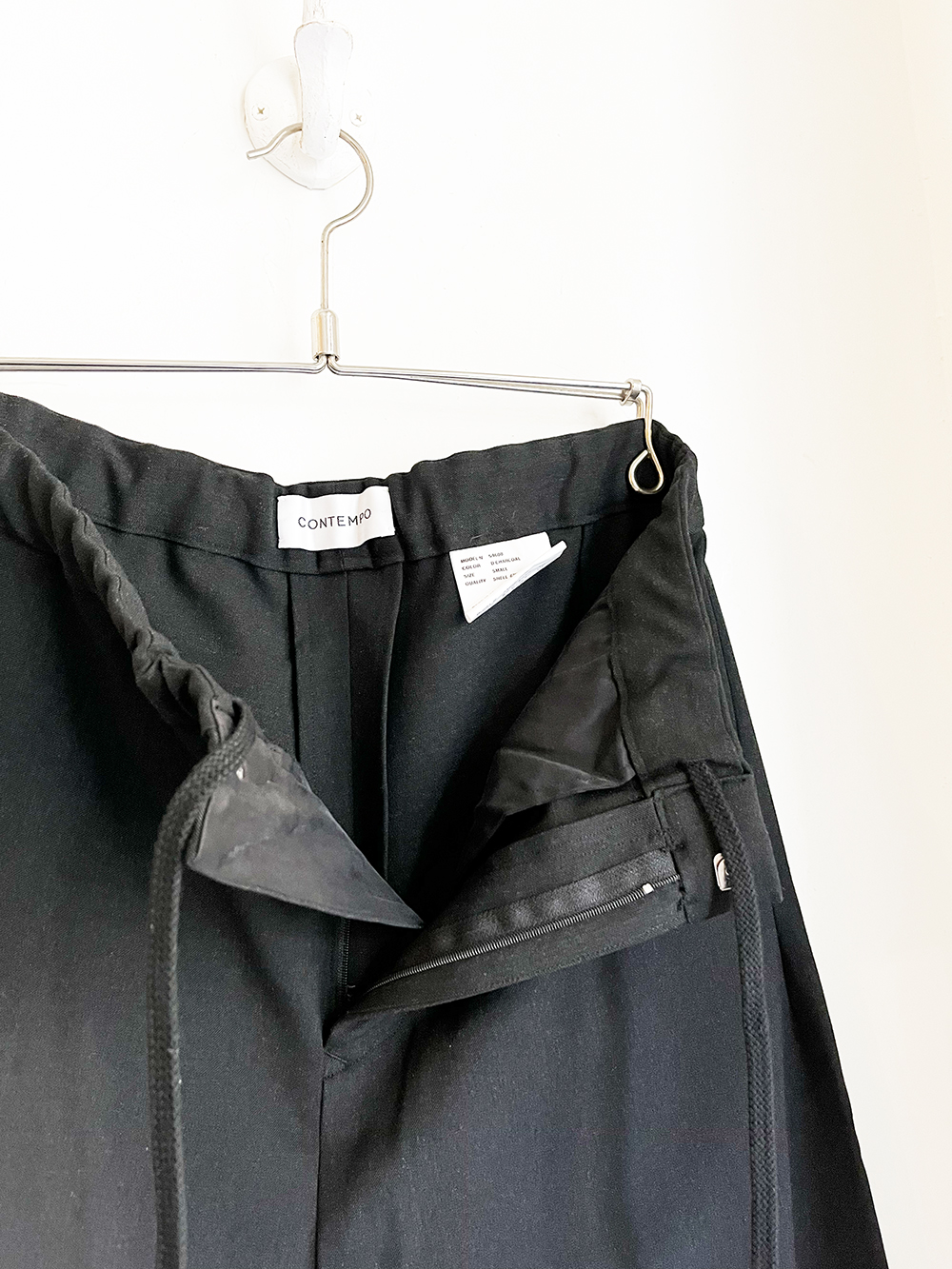 YAECA _ 2way Trousers Wide Easy / D.charcoal-S | R1