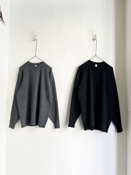 YAECA _ 2way ニットプルオーバー / D.chracol | R1