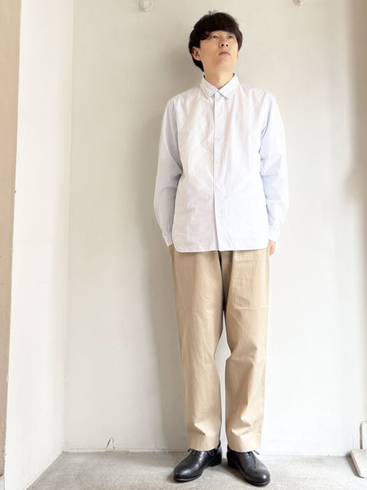 【美品】 yaeca ヤエカ チノ タックテーパード BROWNブラウン 32 YAECA (ヤエカ) CHINO CLOTH PANTS TUCK TAPERED kusaki brown