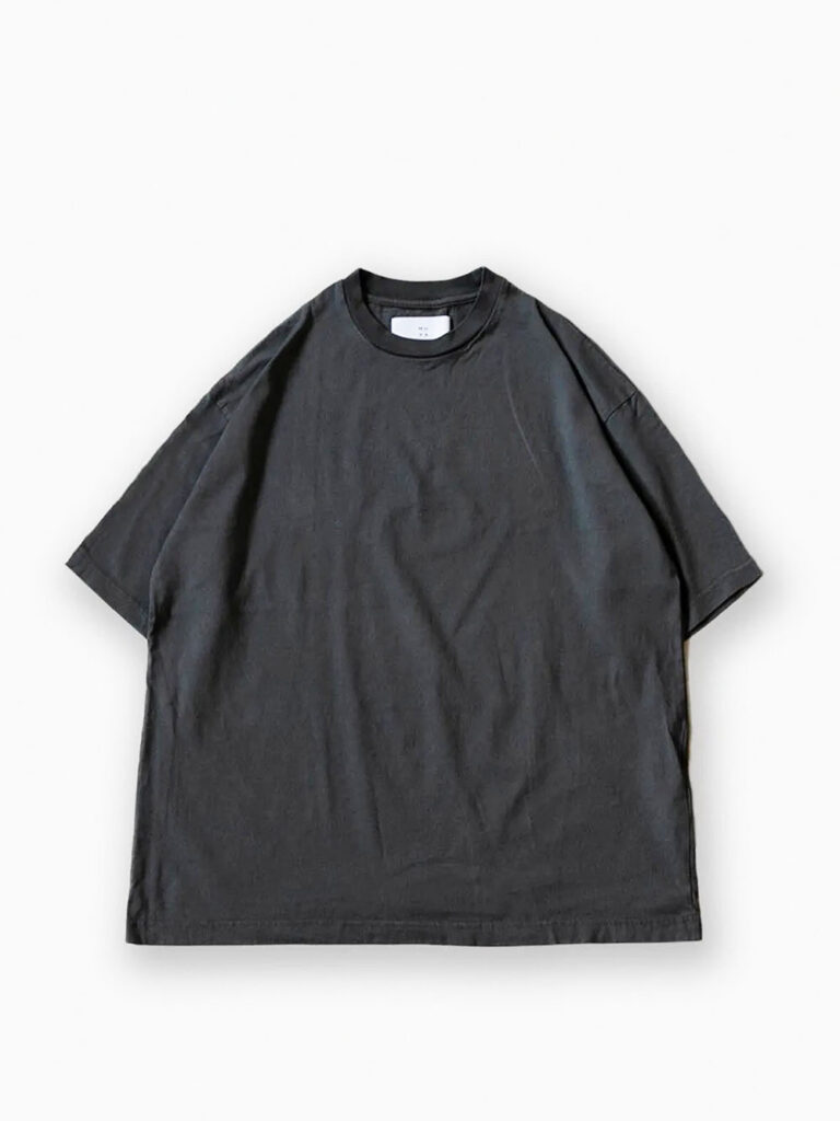 MUYA _ ストレートTシャツ / Charcoal
