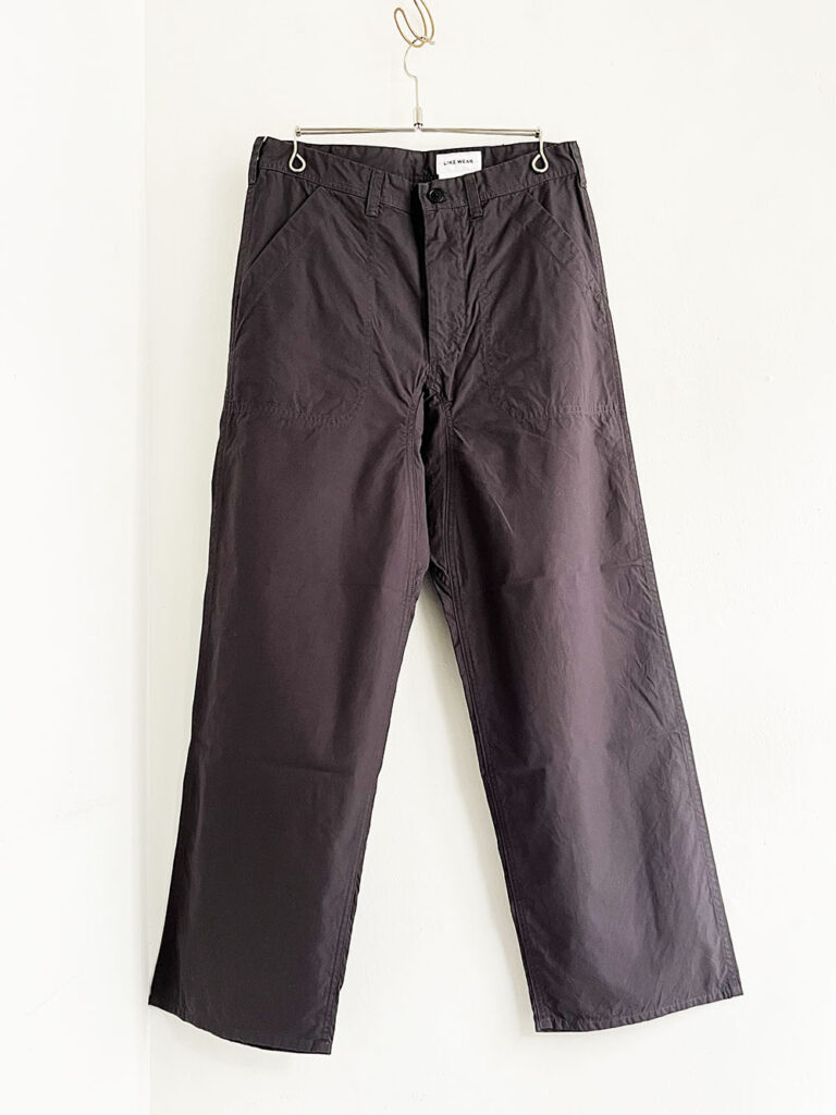 YAECA _ LIKE WEAR  US Navy Wide Trousers / Charcoal