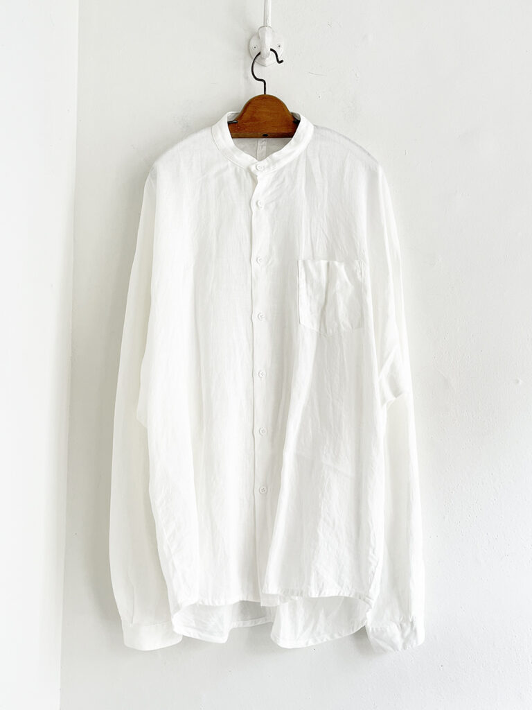 AULICO_ NO COLLOR SHIRT  / White