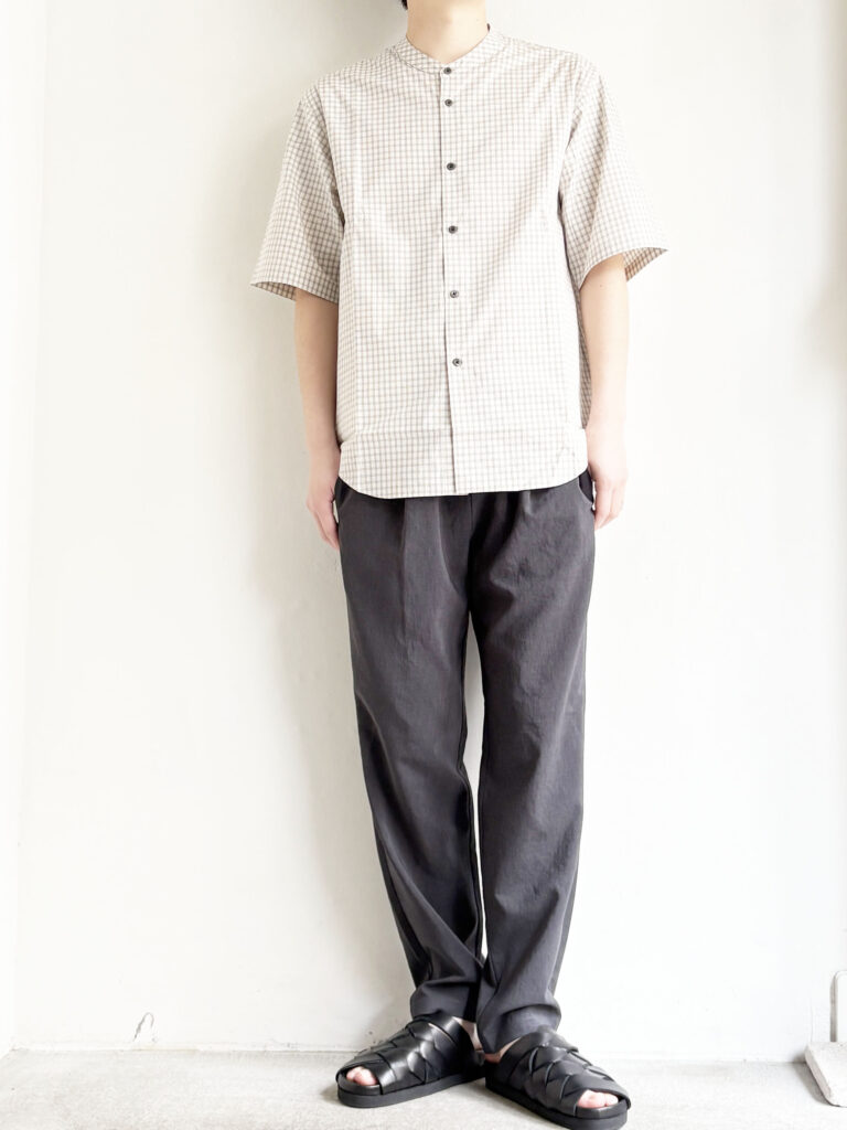 LAMOND. _ シャリ パンツ   /  Chambray.Black