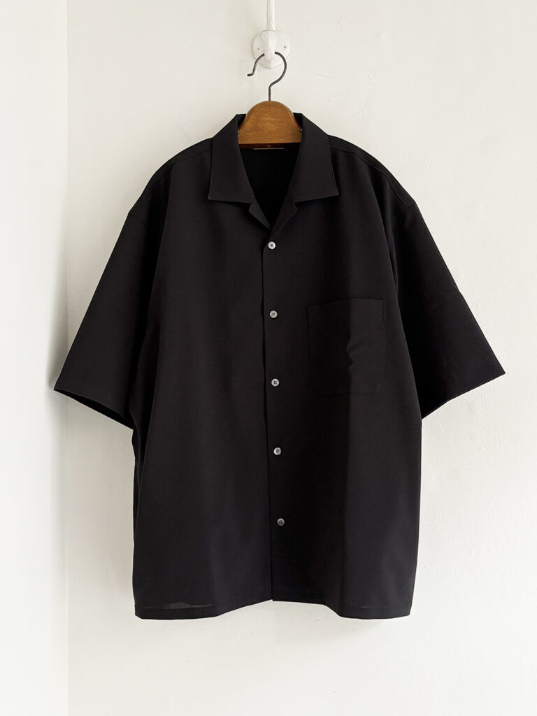 LAMOND _ シャリシャツ / Black