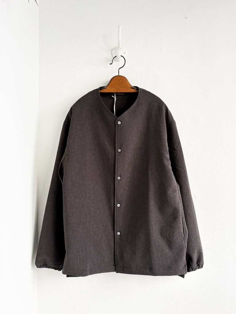 LAMOND _ LINEN LIKE JACKET / Chambray Charcoal