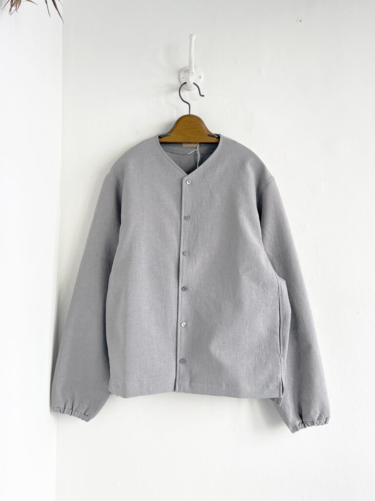 LAMOND _ LINEN LIKE JACKET / Chambray Gray