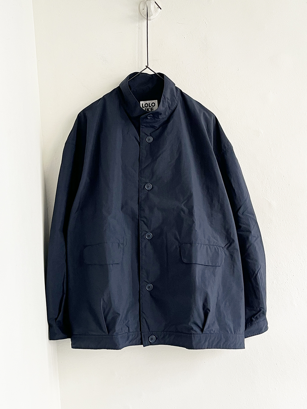 LOLO LIKE _ スタンドカラーbig-BL / Navy | R1