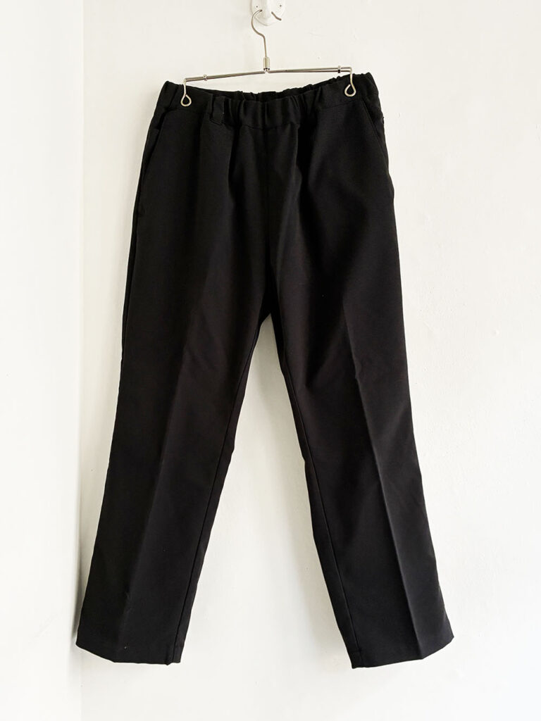 BETTER _ SOLOTEX TWILL STRETCH PANTS / Black