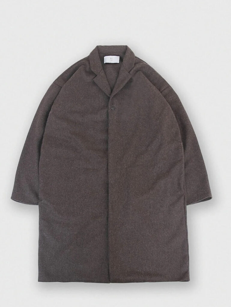 MUYA _ リバリーコートWool Tailored  / Brown