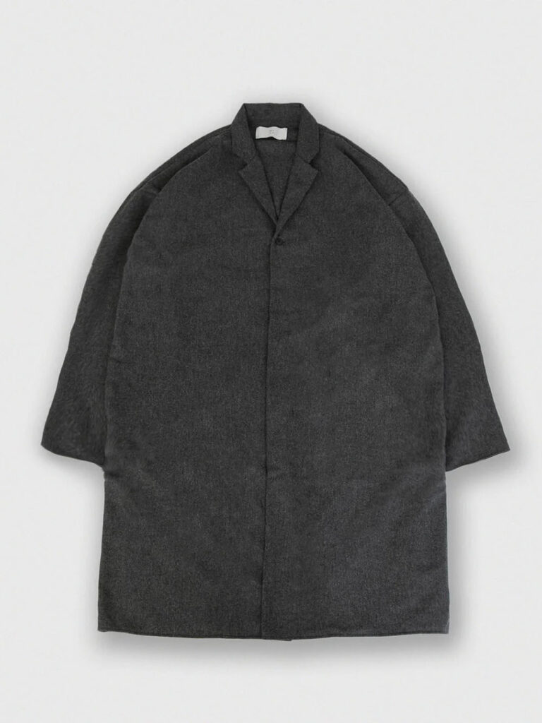 MUYA _ リバリーコートWool Tailored  / Charcoal
