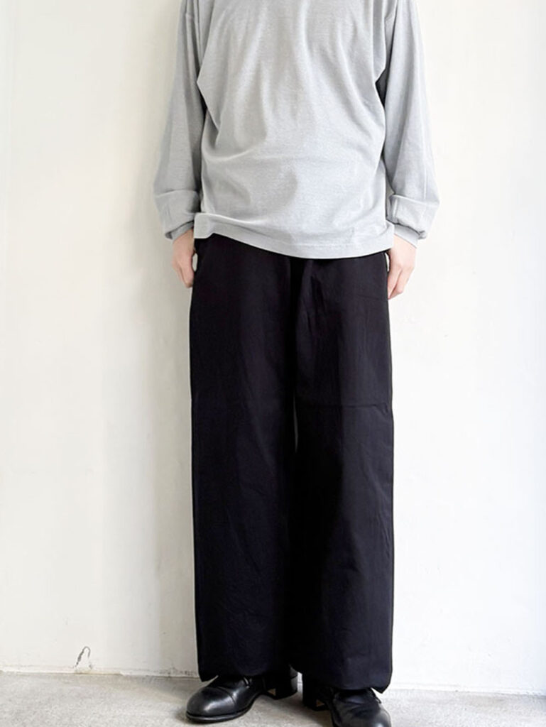 YAECA _ Chino Trousers Wide / Navy