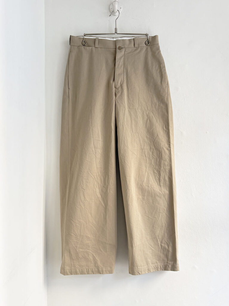 YAECA _ Chino Trousers Wide / Khaki