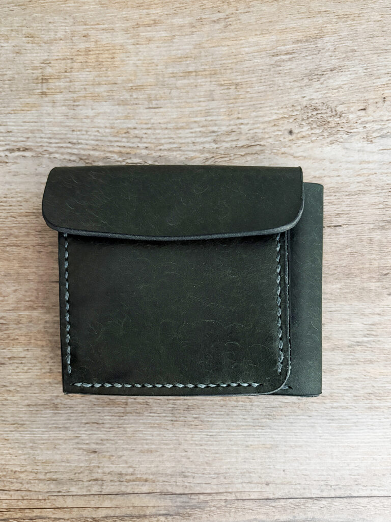 凸&凹 (デコ&ボコ) _ OTK wallet / Dark Green