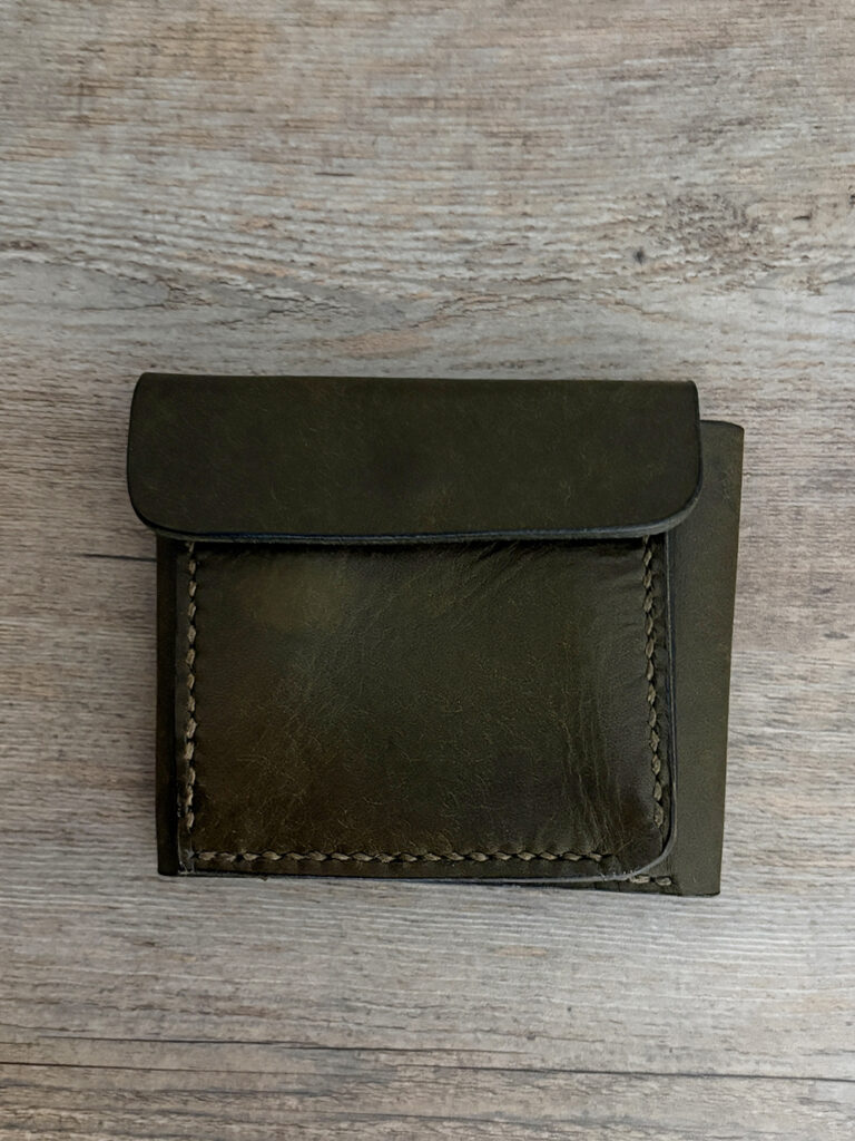 凸&凹 (デコ&ボコ) _ OTK wallet / Dark Olive