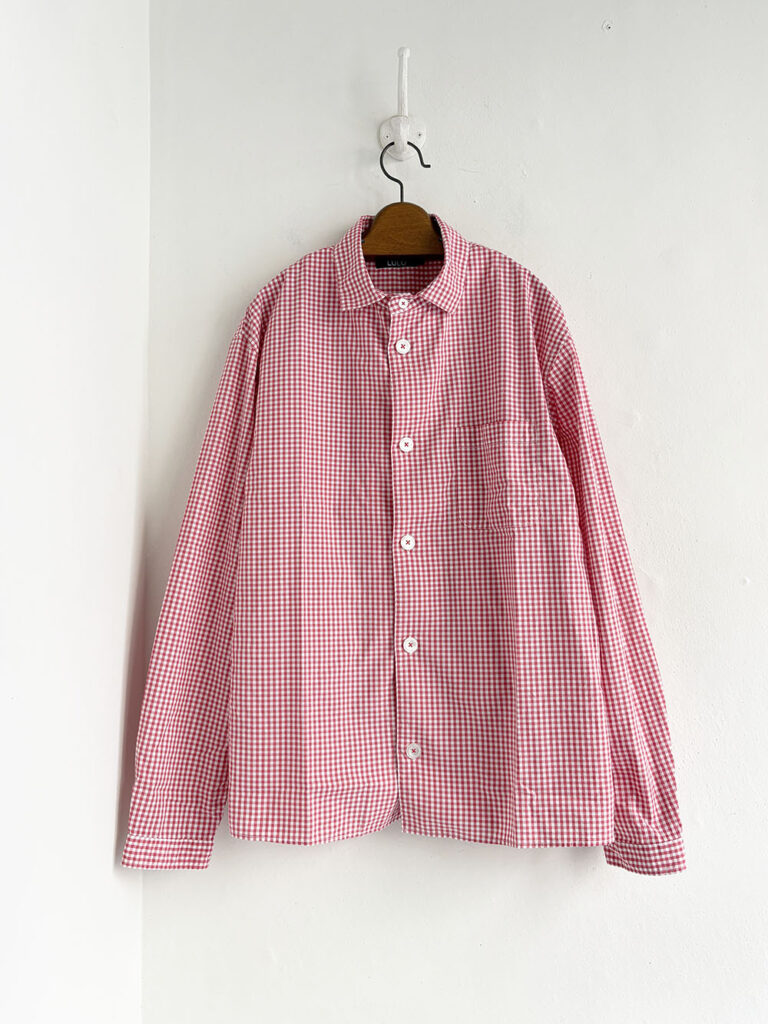 LOLO _ newスタンダードギンガムシャツ / レッド