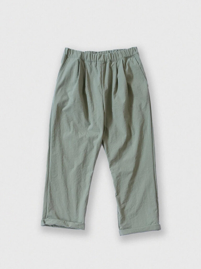 MUYA _ ナイロンリラックスパンツ / L.khaki