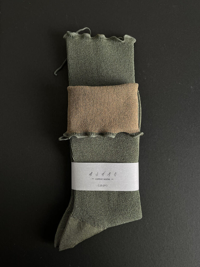 サリゲナク Too Medical cotton Socks／- 05. Bamboo ( タケ ) ※ BASIC color