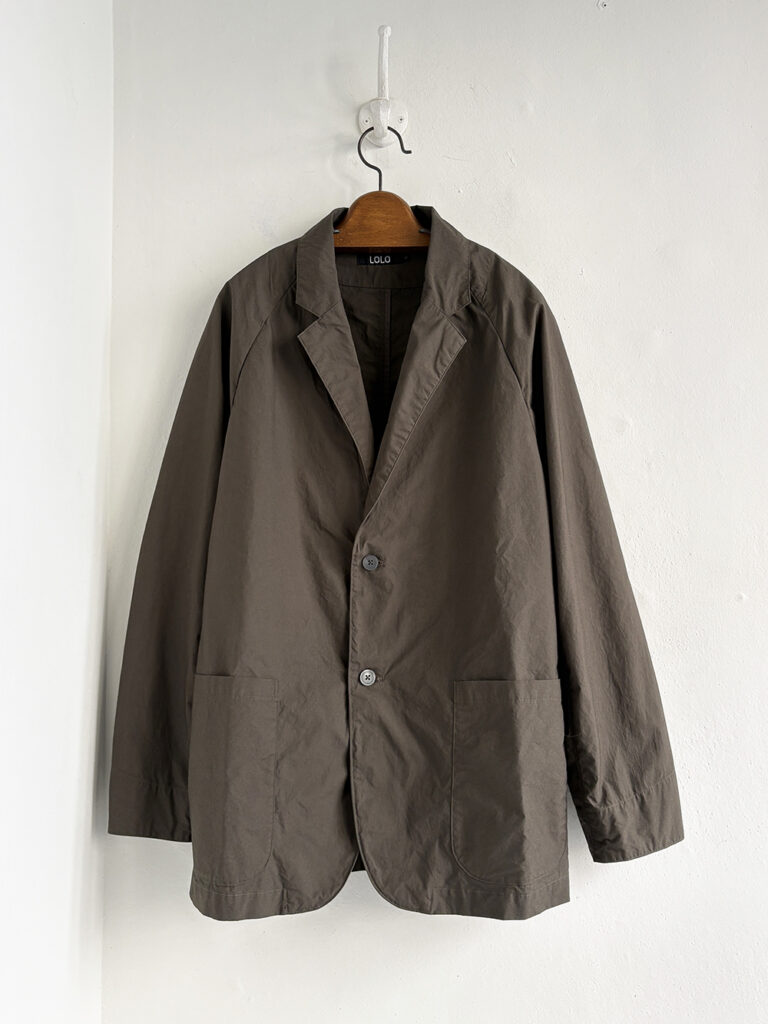 LOLO _ ラグランスリーブ ジャケット /  Charcoal
