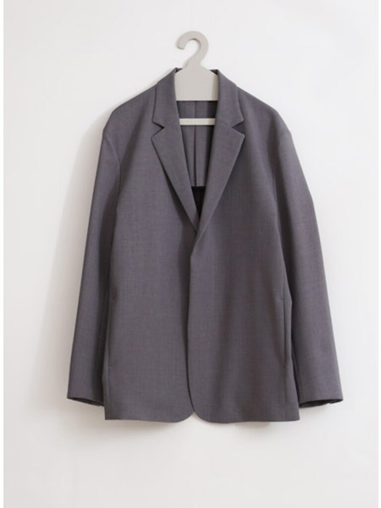 YAECA _ CONTEMPO Summer 2-Way Fly-Front Jacket / Gray