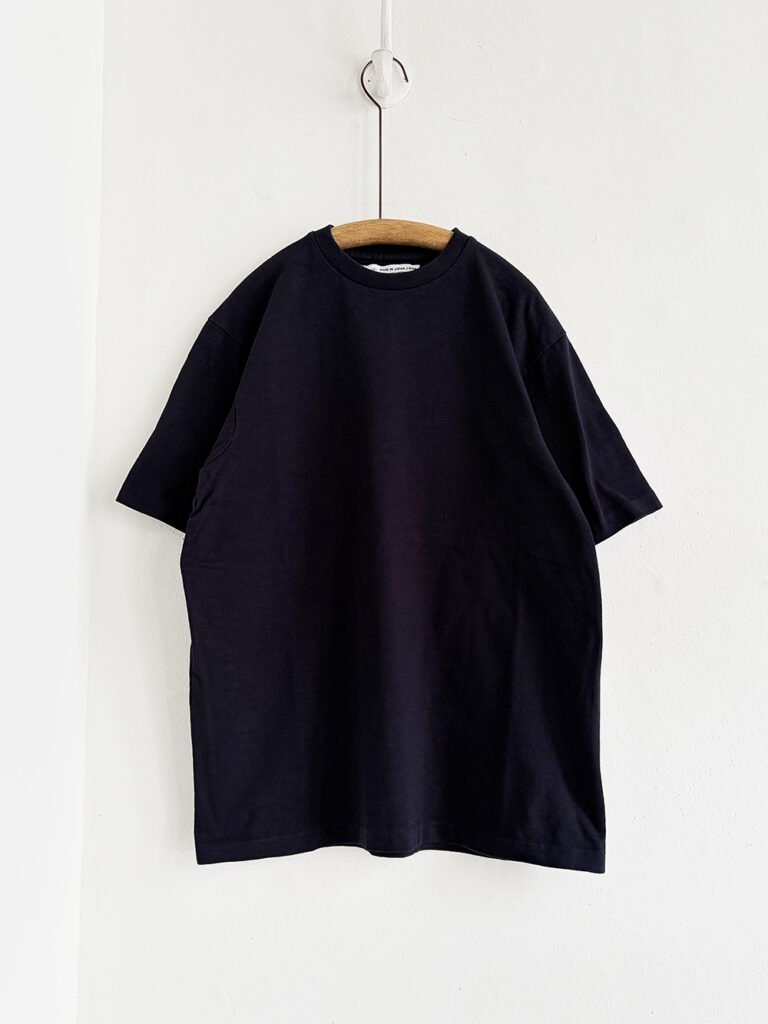 YAECA  T_ Slub Yarn  T-shirt / Navy