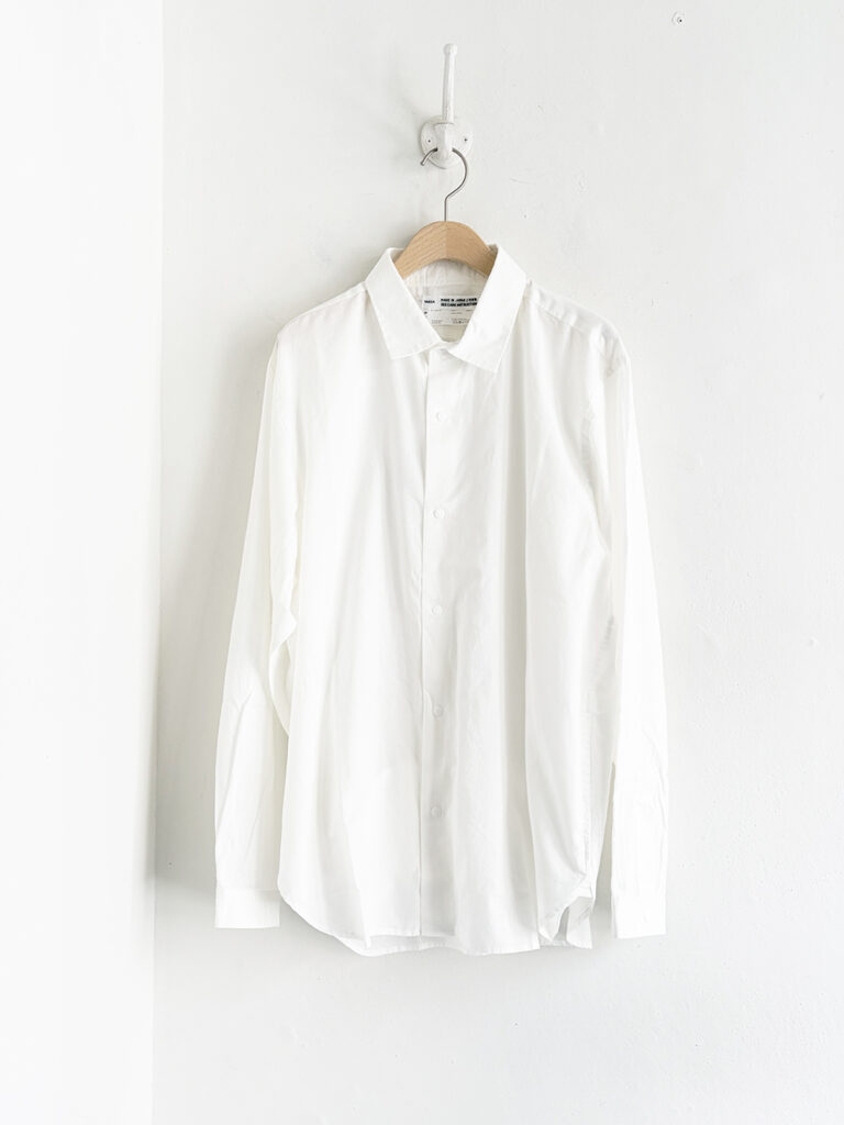 YAECA _ コンフォートシャツRelax Long / White