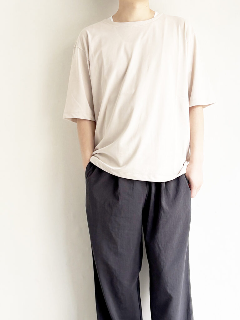 LAMOND _VINTAGE TWIST DRAWSTRING BASQUE SHIRT / L.gray