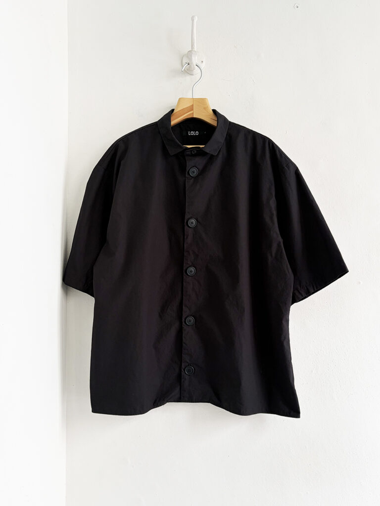 LOLO _ ステッチレスシャツ / Black