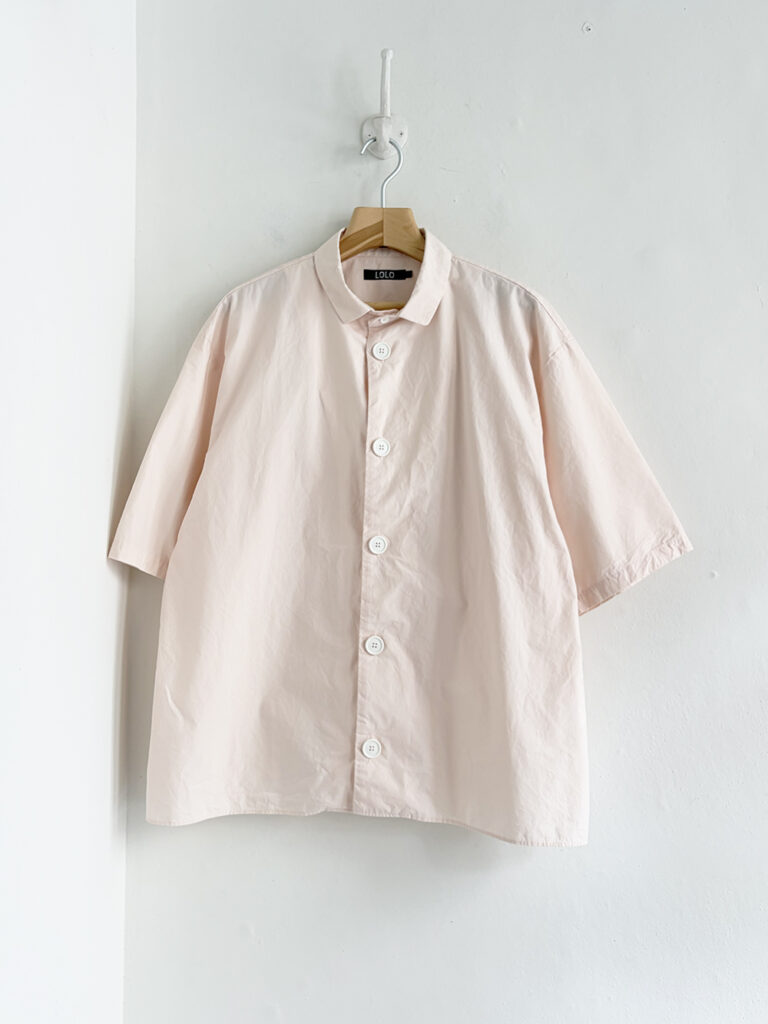 LOLO _ ステッチレスシャツ / Pink