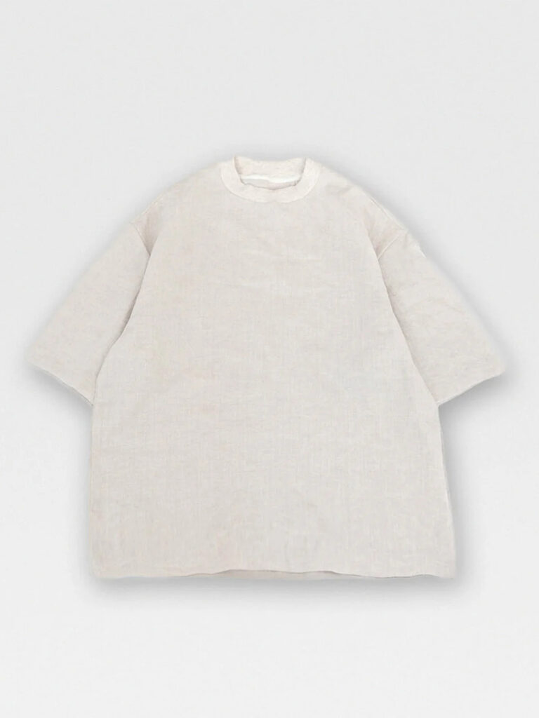 MUYA _ Three quarter sleeve T-shirts /  生成り