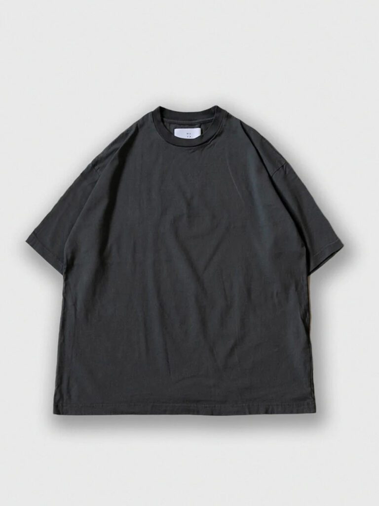 MUYA _ ストレートTシャツ / Charcoal